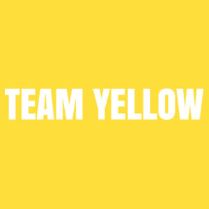Team Yellow T-shirt Design
